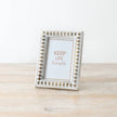 Beaded Wooden Photo Frame