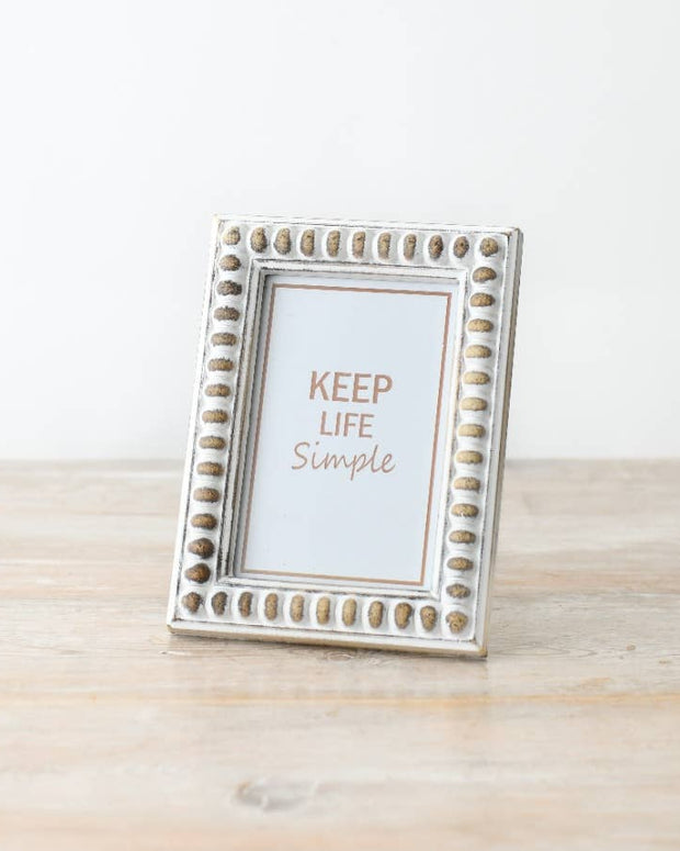 Beaded Wooden Photo Frame