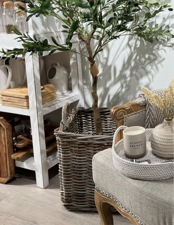 Kubu Square Rattan Storage Basket