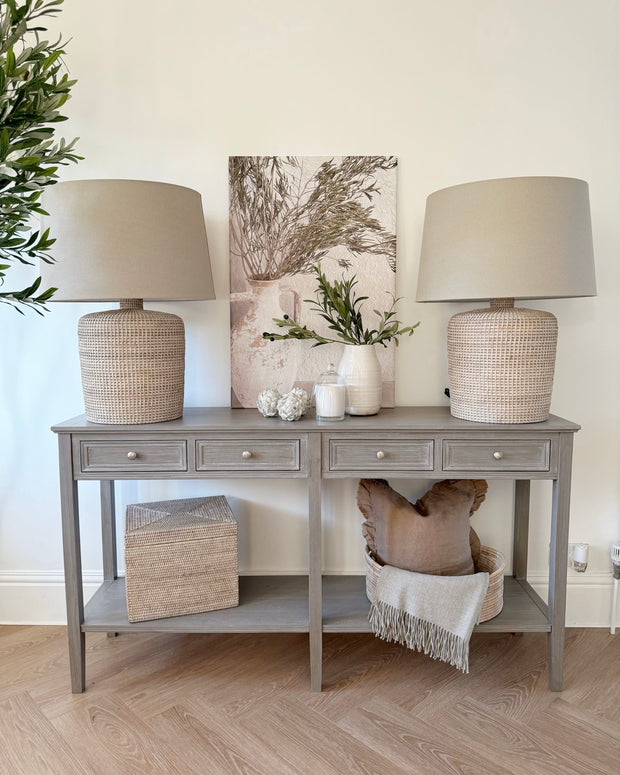 PRE ORDER - Serene Four Drawer Console Table