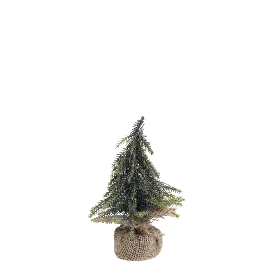 Fleur Nordic Pine Tree With Gold Glitter