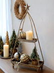 Fleur Nordic Pine Tree With Gold Glitter