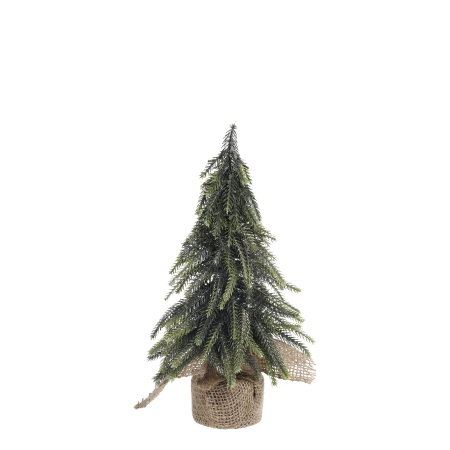 Fleur Nordic Pine Tree With Gold Glitter