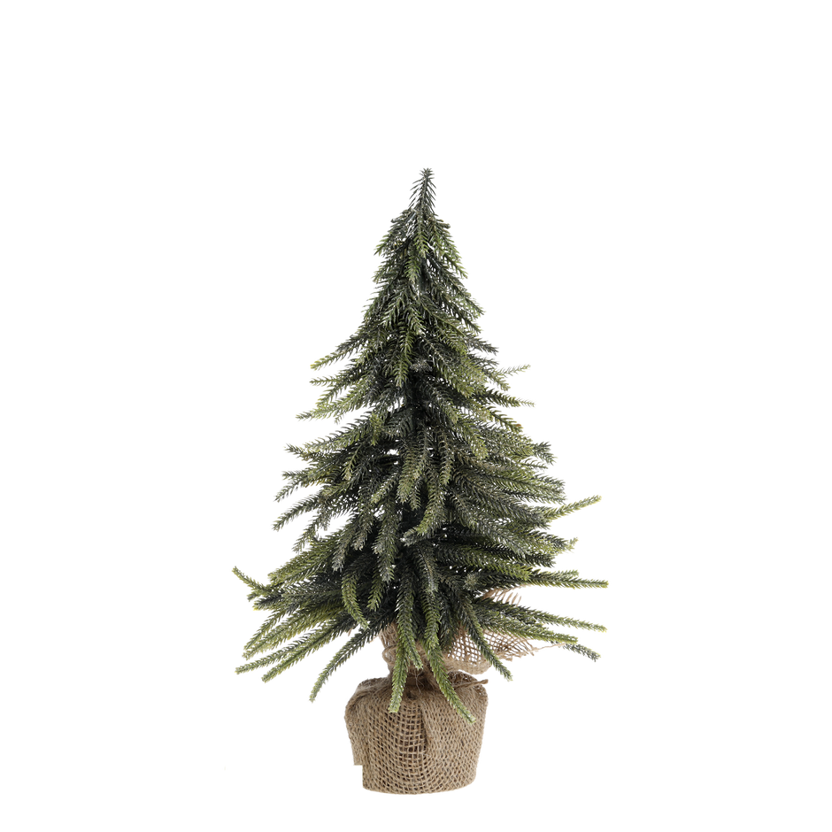 Fleur Nordic Pine Tree With Gold Glitter