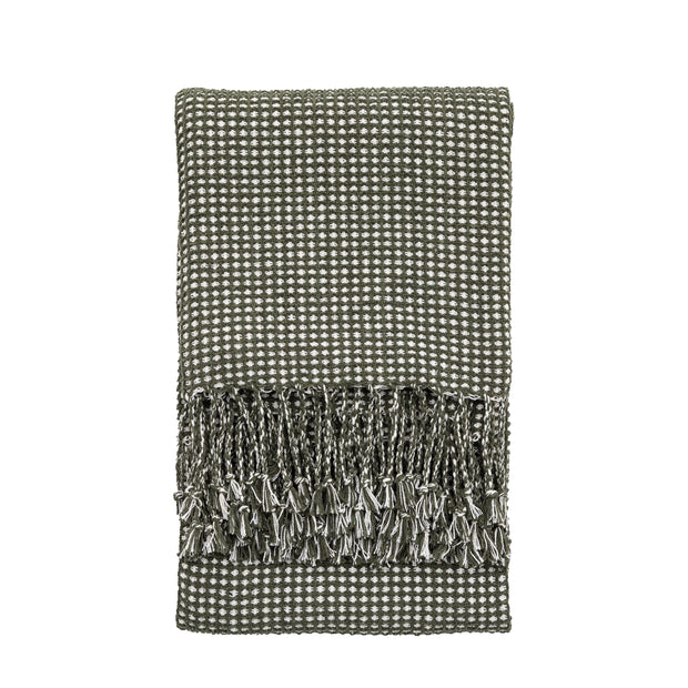 Olive Green Cailletier Throw