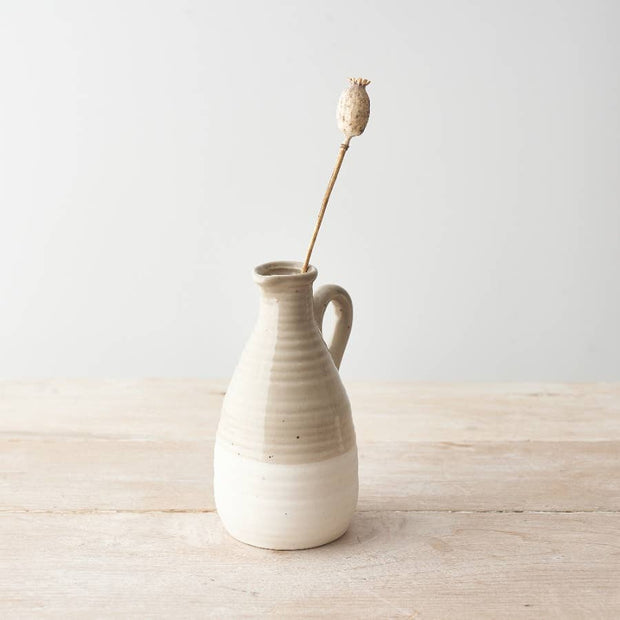 Two Tone Beige Jug