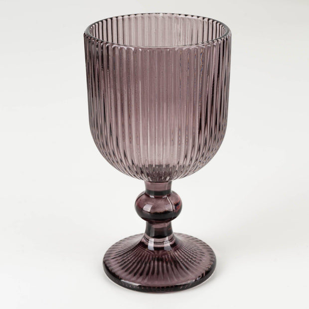 Stemmed White Wine Glass - Plum