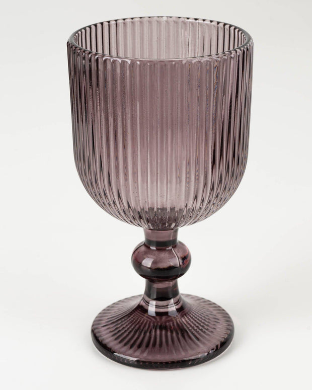 Stemmed White Wine Glass - Plum