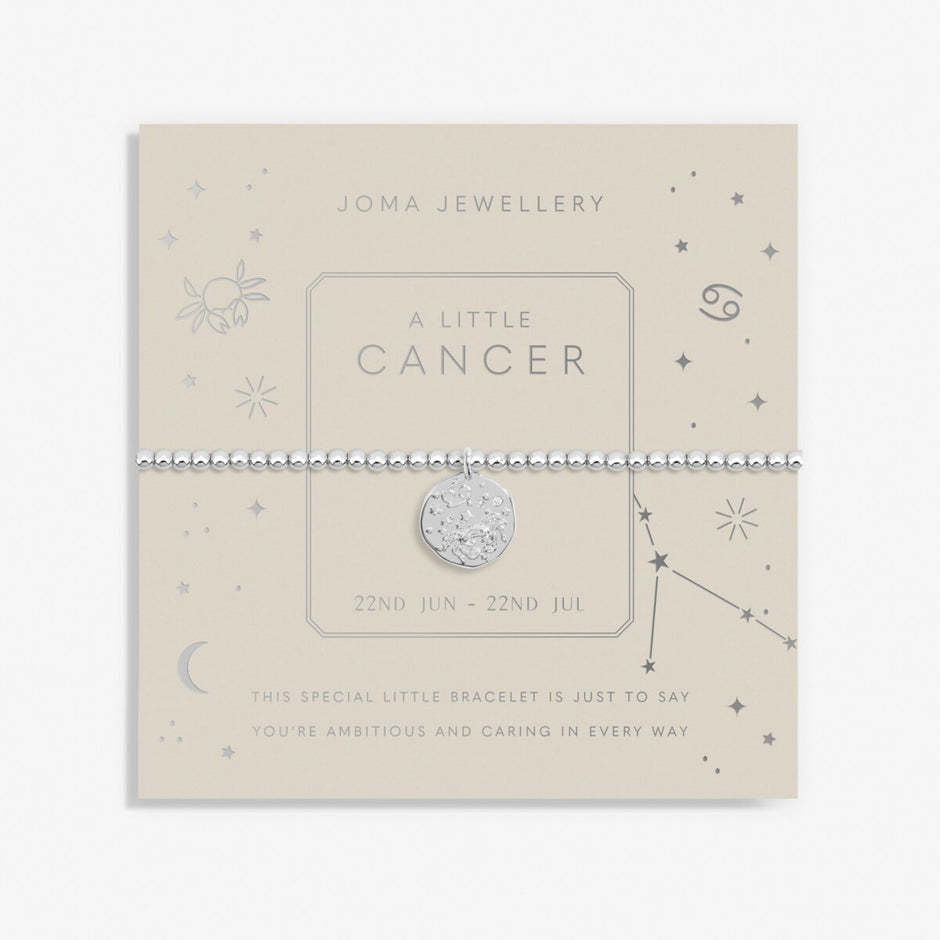 Joma Jewellery - A Little Bracelet Star Sign Cancer