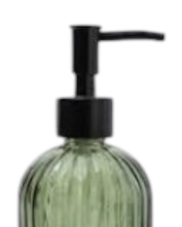 Green Glass Dispenser Bottle