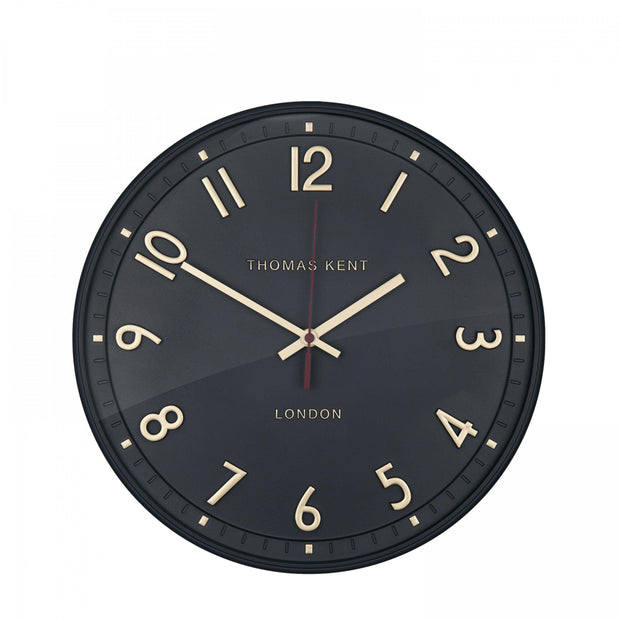 Thomas Kent 14" Tresco Wall Clock Charcoal