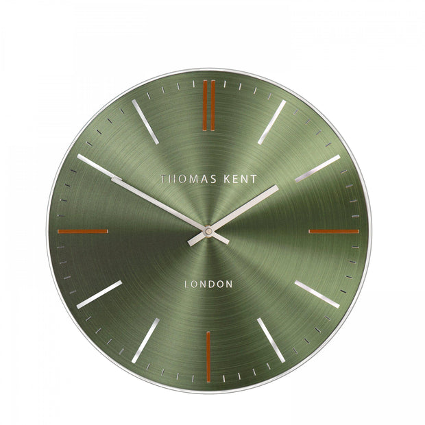 Thomas Kent 14" Bistro Wall Clock Emerald Green