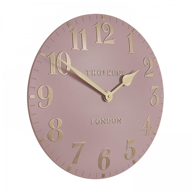 Thomas Kent 20” Arabic Wall Clock Blush Pink