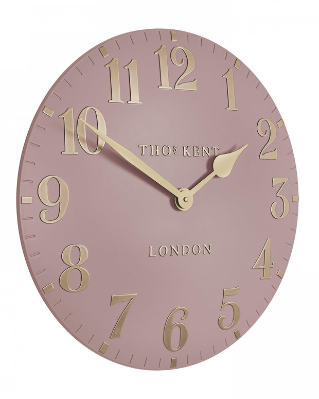 Thomas Kent 20” Arabic Wall Clock Blush Pink