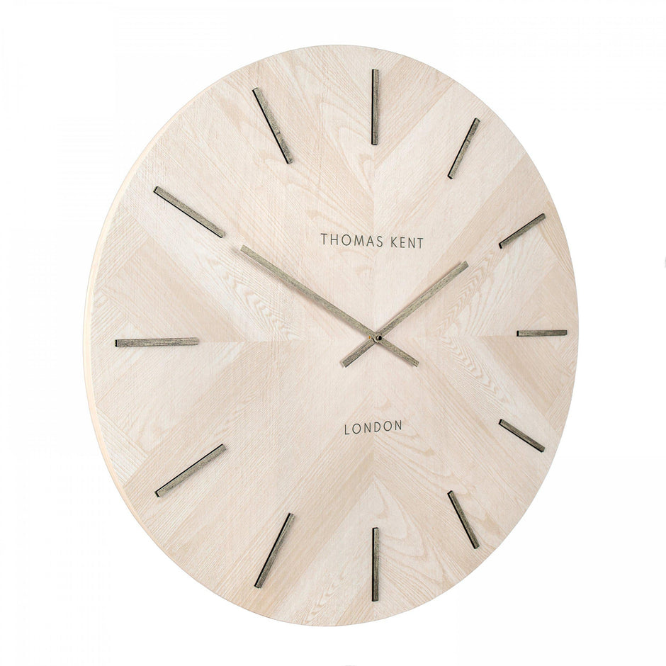 Thomas Kent 30" Herringbone Wharf Wall Clock