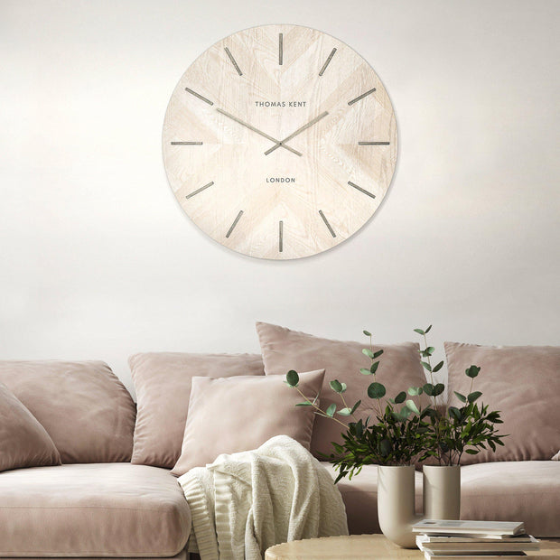 Thomas Kent 30" Herringbone Wharf Wall Clock