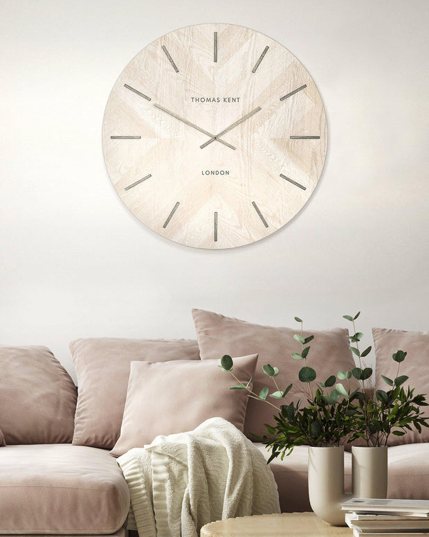 Thomas Kent 30" Herringbone Wharf Wall Clock