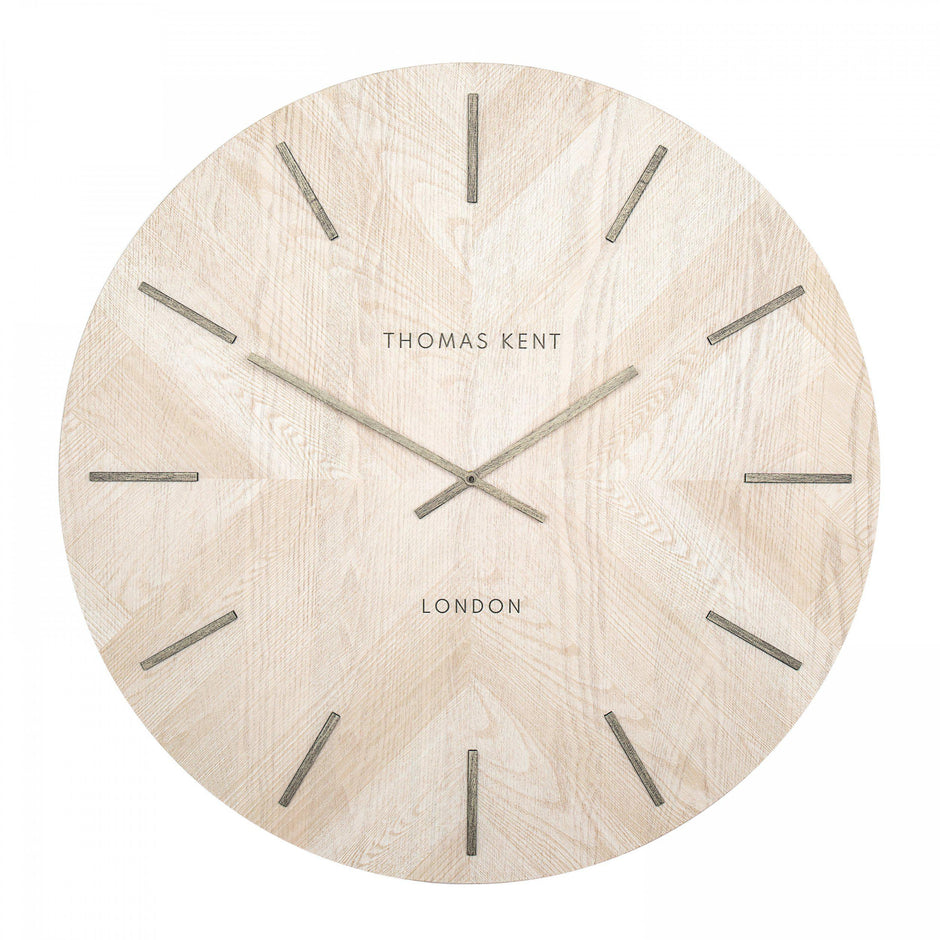 Thomas Kent 30" Herringbone Wharf Wall Clock