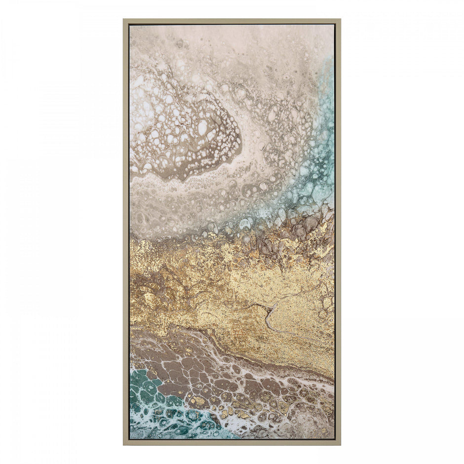 Canvas Framed Trio Of Prints - Serene Triptych