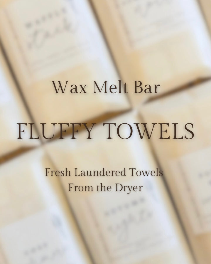 Scented Wax Melt Snap Bar - Fluffy Towels