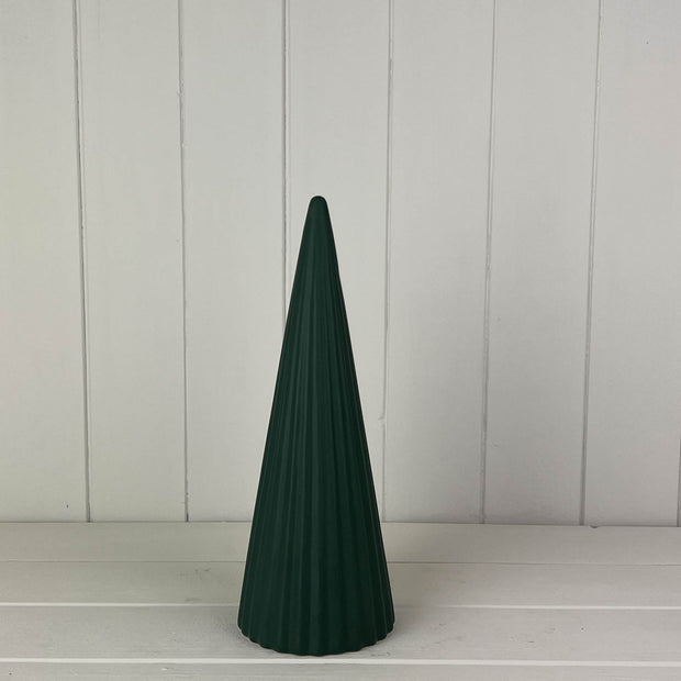 Dark Green Ceramic Tree Decoration