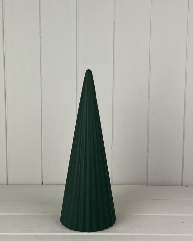 Dark Green Ceramic Tree Decoration