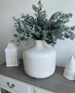 Chive Ivory White Garda Glazed Vase