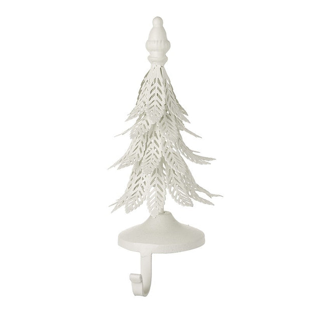 White Tree Stocking Holder