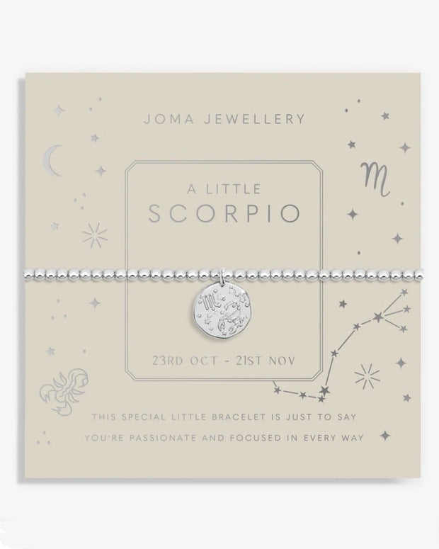 Joma Jewellery - A Little Bracelet Star Sign Scorpio