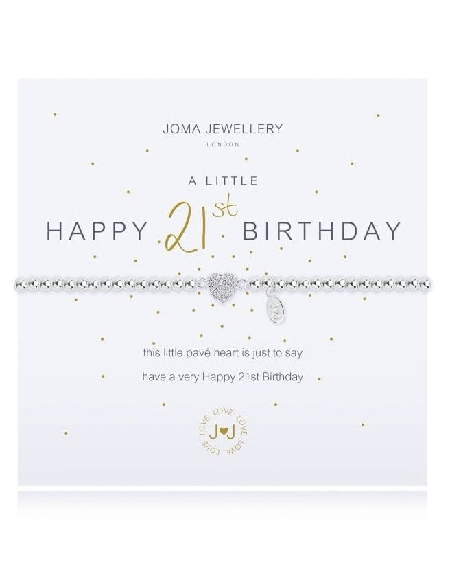 Joma Jewellery - A Little Bracelet 21st Birthday