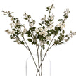 Faux Foliage, Classic White Meadow Rambling Rose Stem