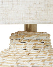 Pisa Small Rattan Natural Pillar Lamp