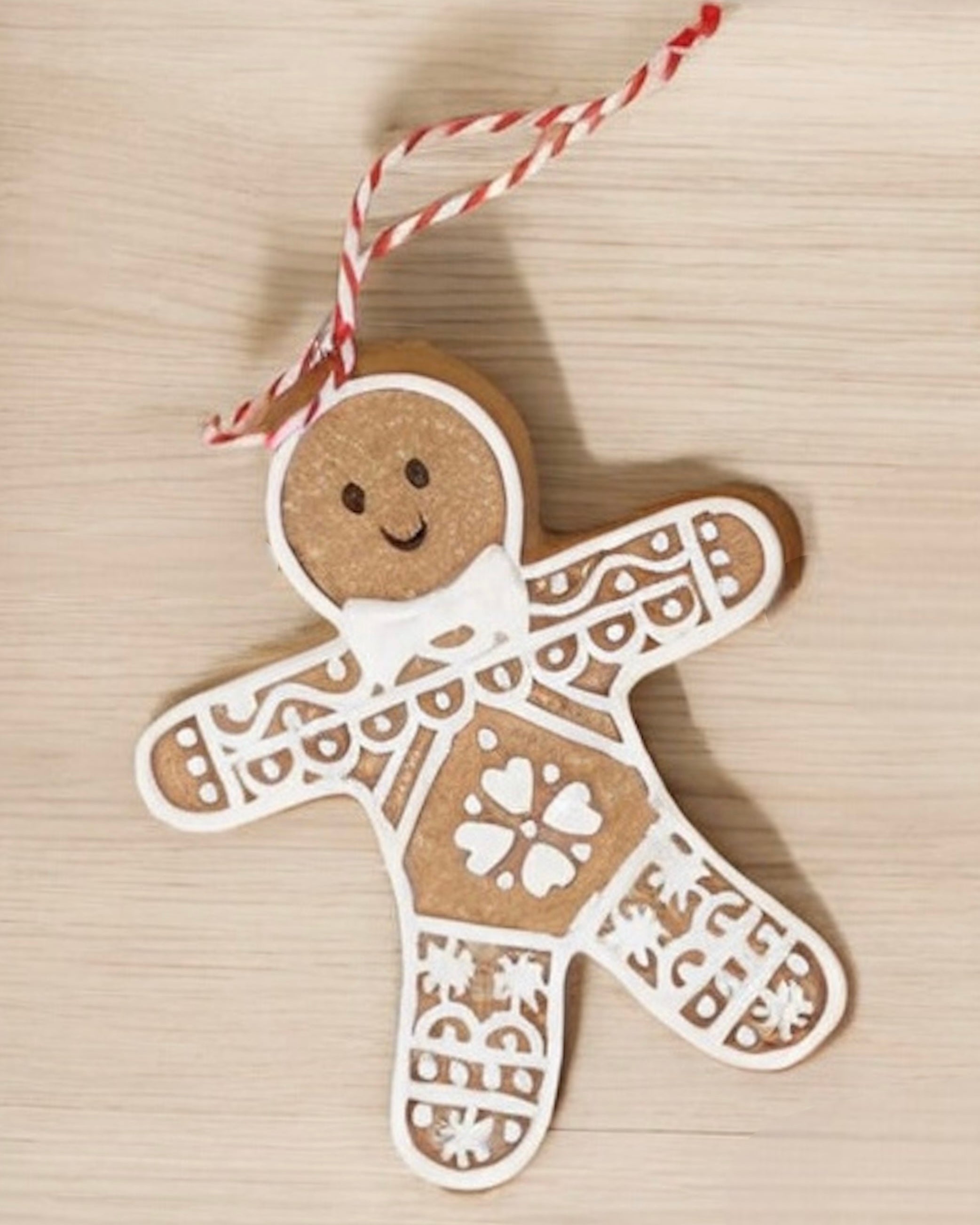 Resin Gingerbread Man Hanging Decoration