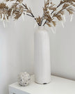 Raine Ivory White Garda Glazed Vase