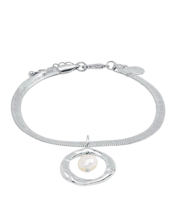 Joma Jewellery - Solaria Baroque Pearl Bracelet Silver Plated