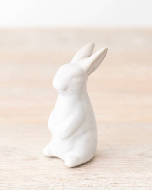 White Ceramic Bunny