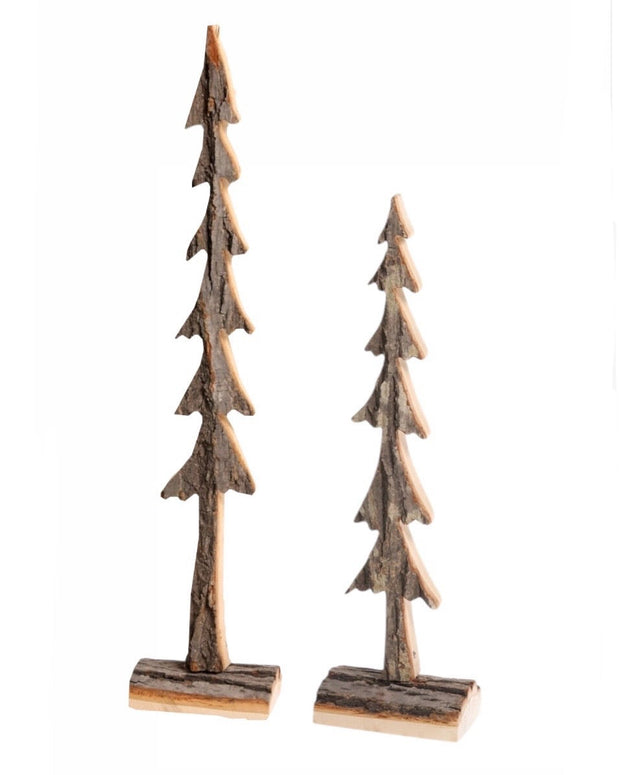 Tall Rustic Wooden Christmas Tree