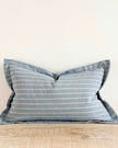 Lexie Duck Egg Blue Luxury Linen Blend Cushion Cover - 50cm x 30cm