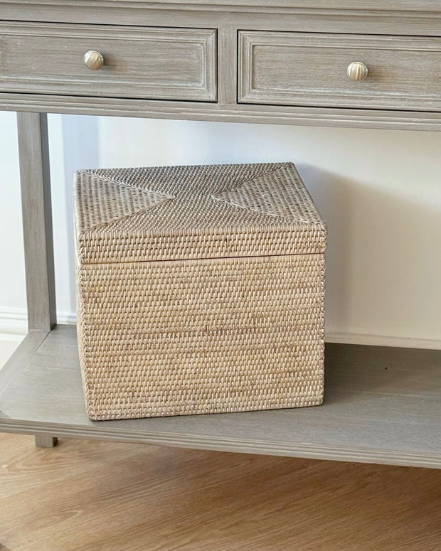 Artisan Weave - Rattan Lidded Storage Box