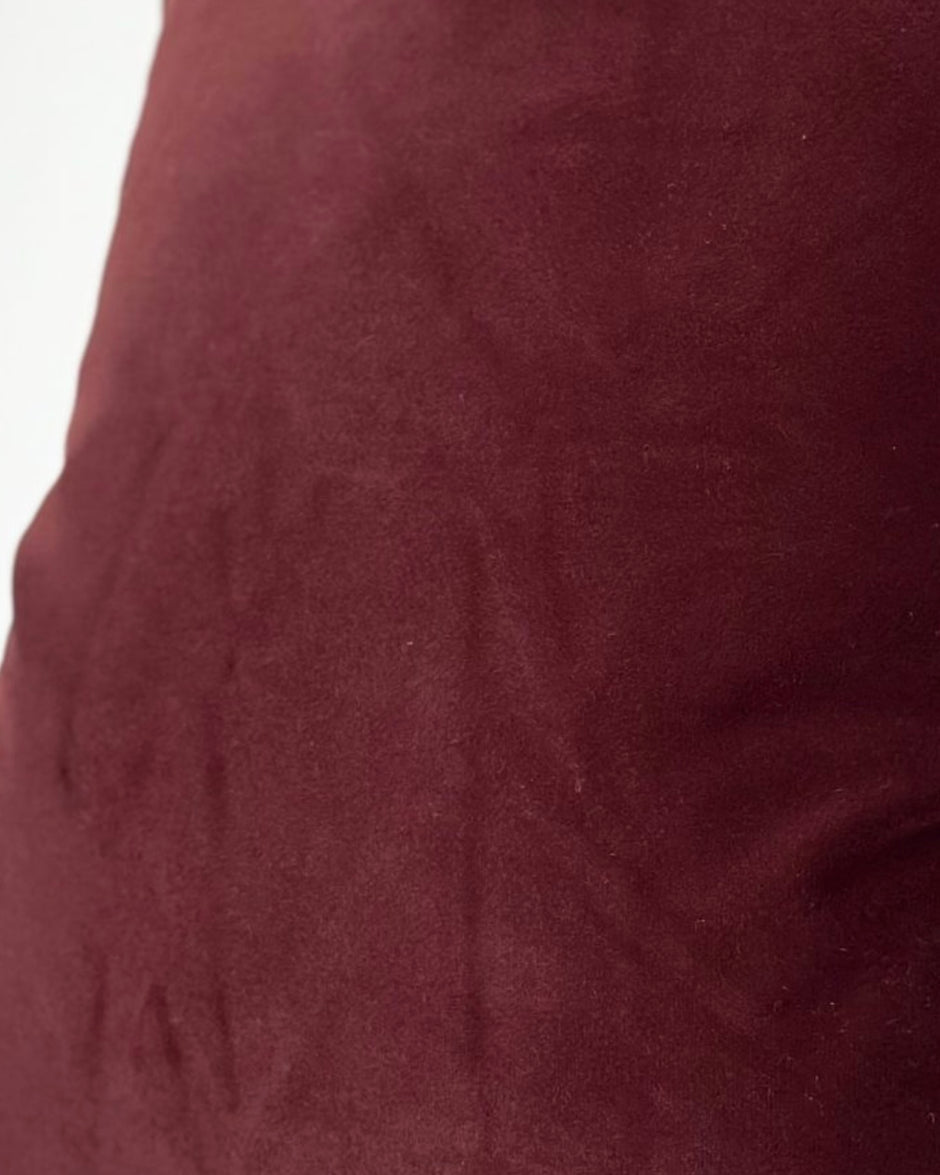 Emma Plum Burgundy Velvet Cushion Cover 45cm x 45cm