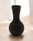 Ceramic Small Black Bud Vase