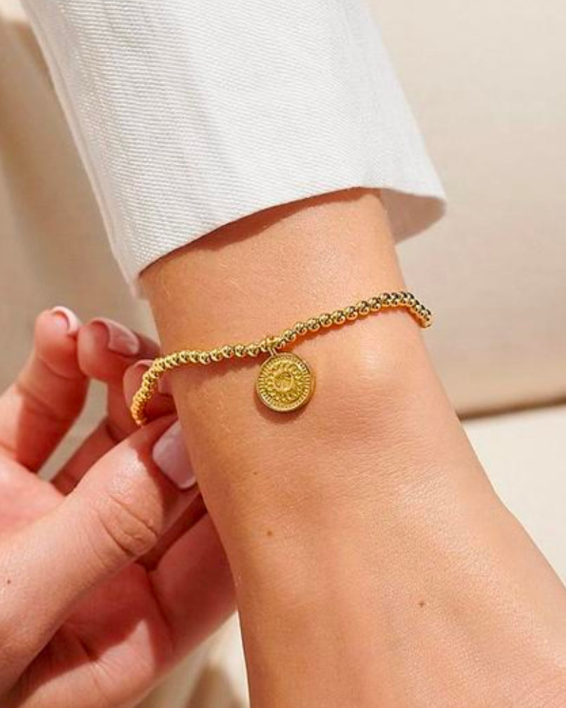 Joma Jewellery - A Little Bracelet 50th Birthday Gold Plated