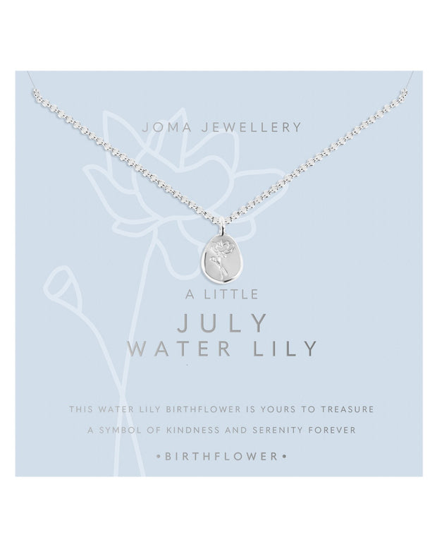 Joma Jewellery - A Little Birthflower Necklace July