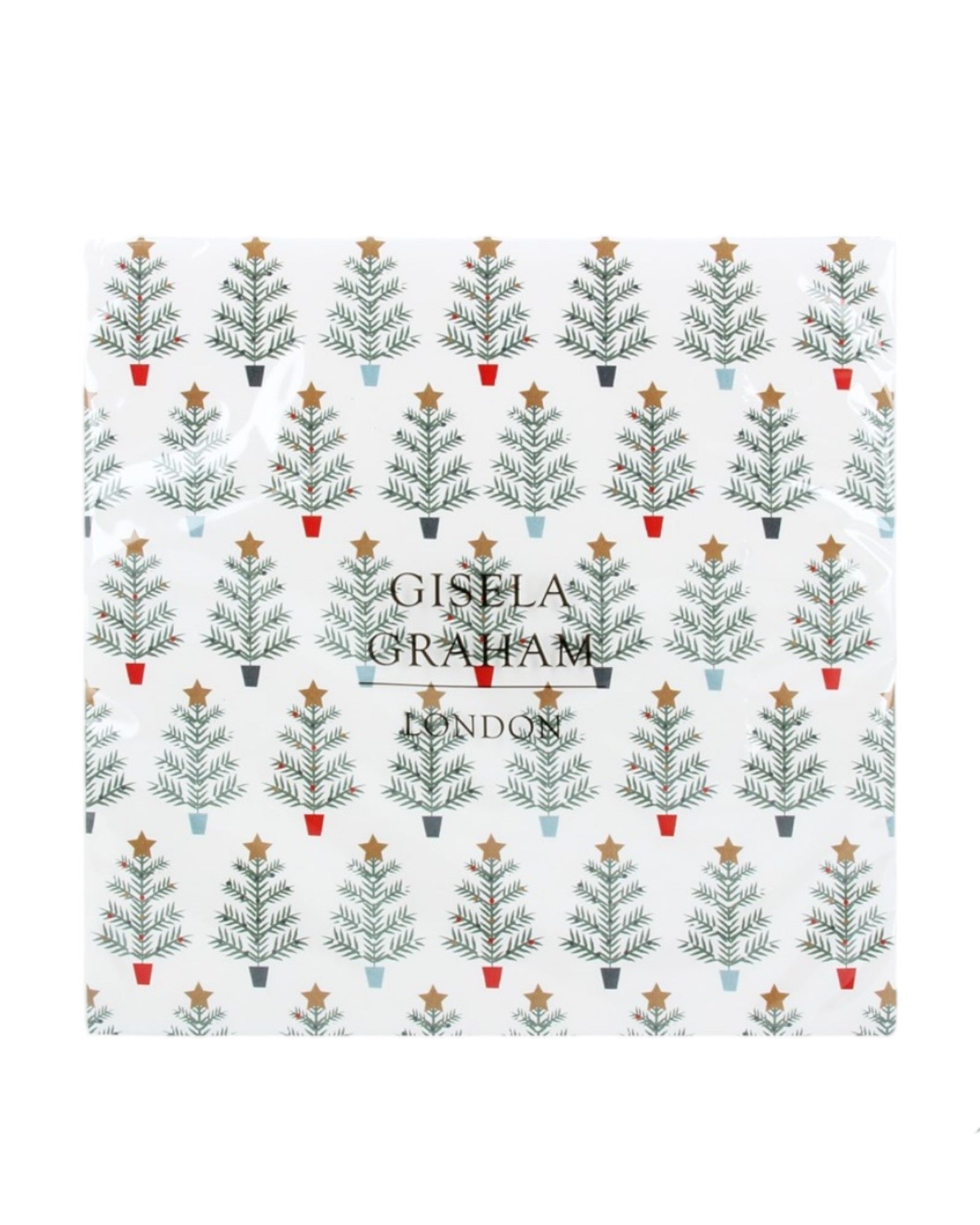 Patterned Paper Napkin - Sage Green Spruce