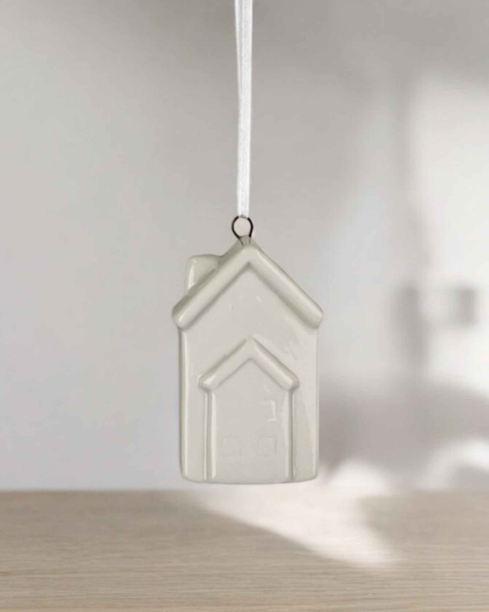 White Ceramic Hanging House Decoration