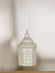 White Ceramic Hanging House Decoration