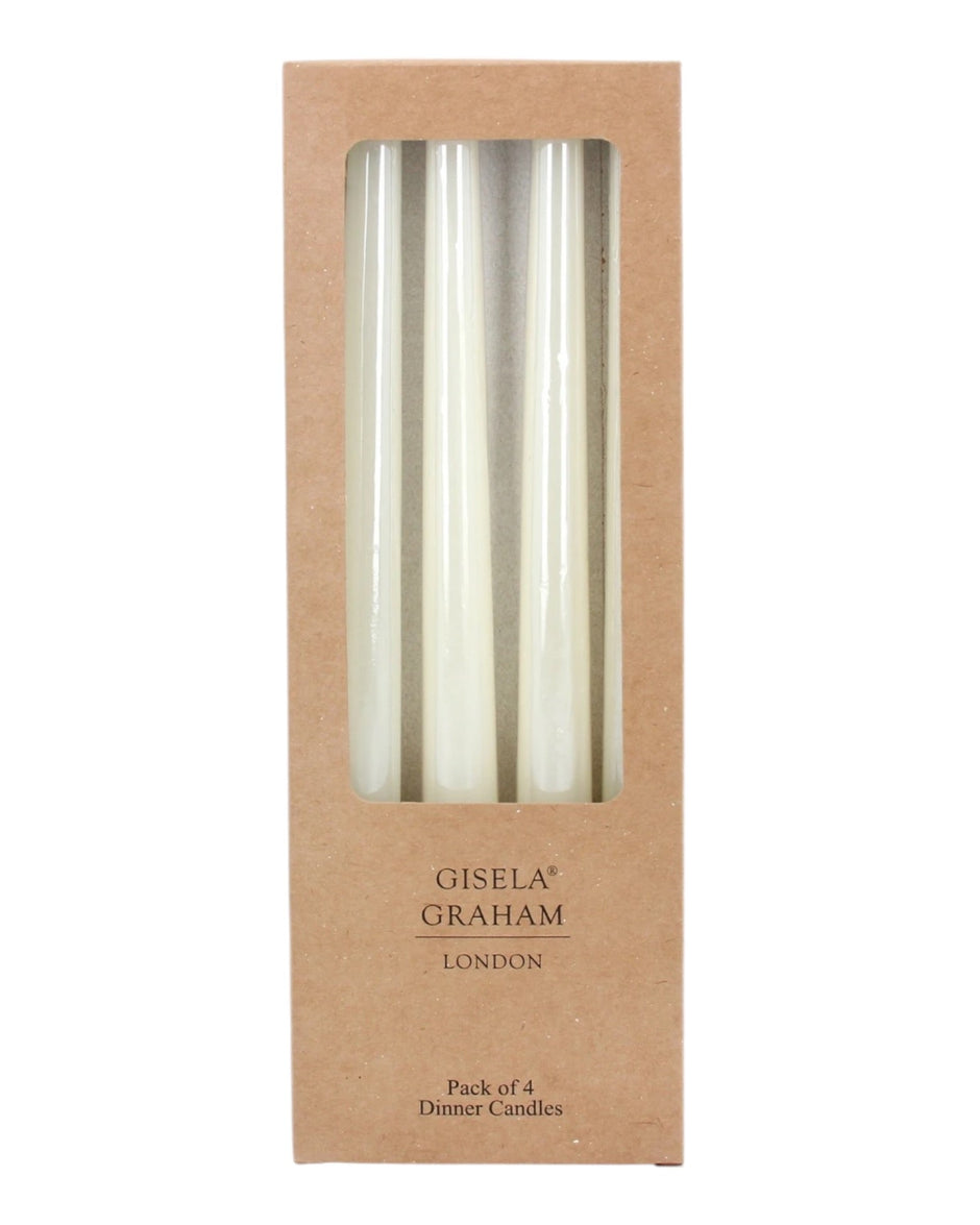 Cream Taper Dinner Candle