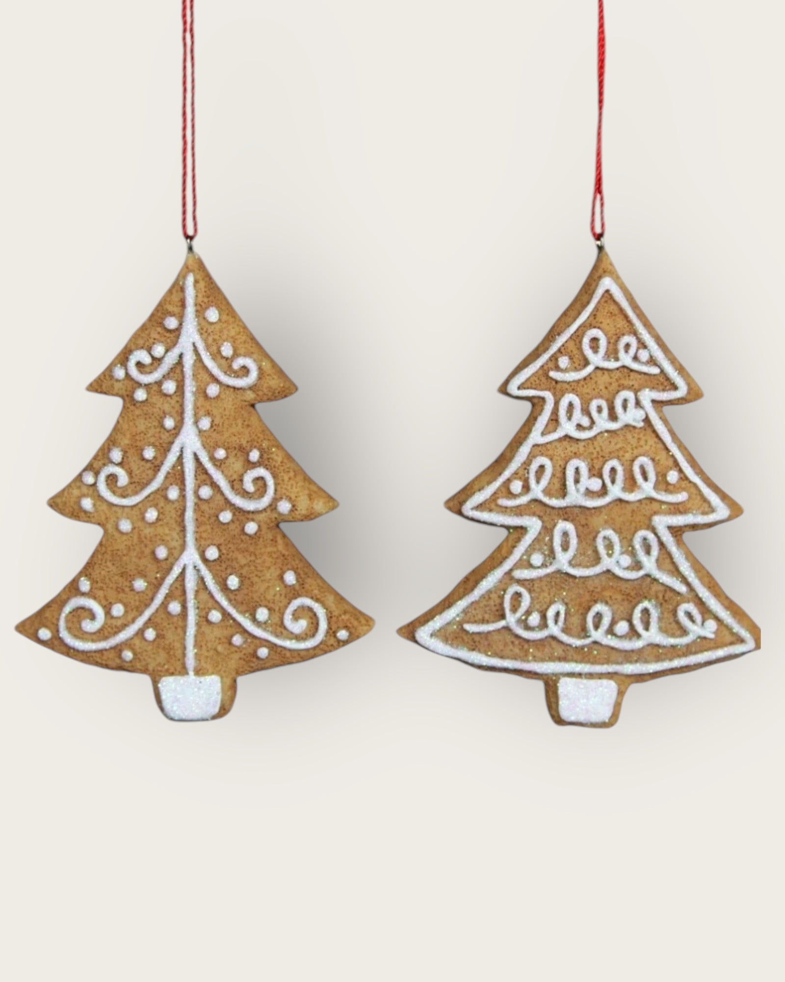 Resin Gingerbread Christmas Tree Decoration