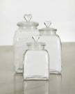 Valentine Heart Topped Glass Storage Jar