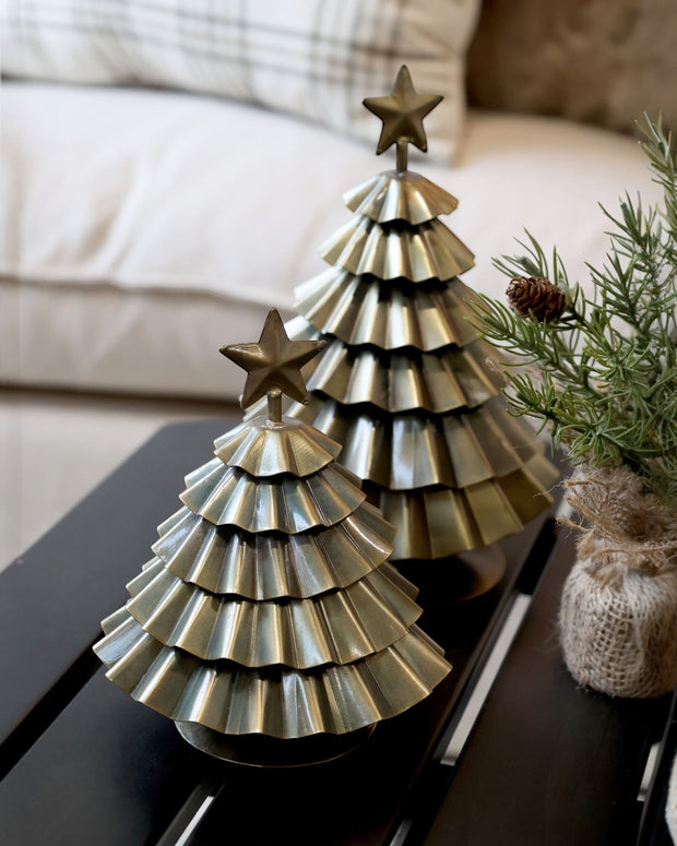 Antique Brass Christmas Tree